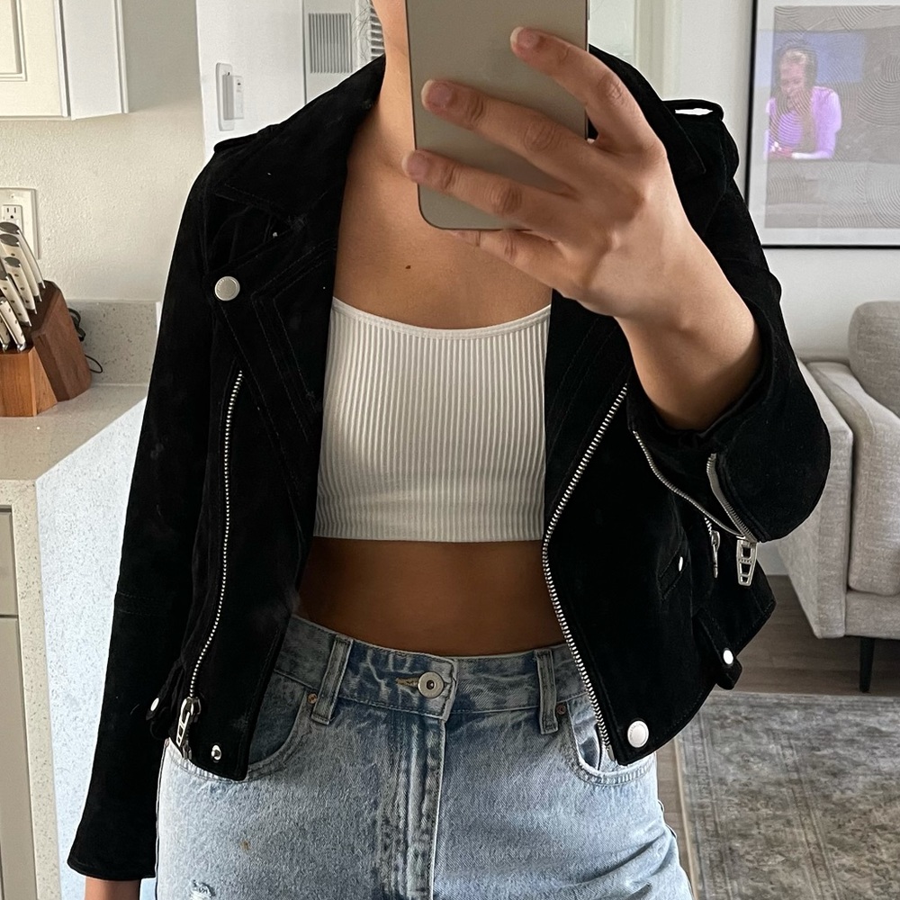 Blank NYC suede jacket